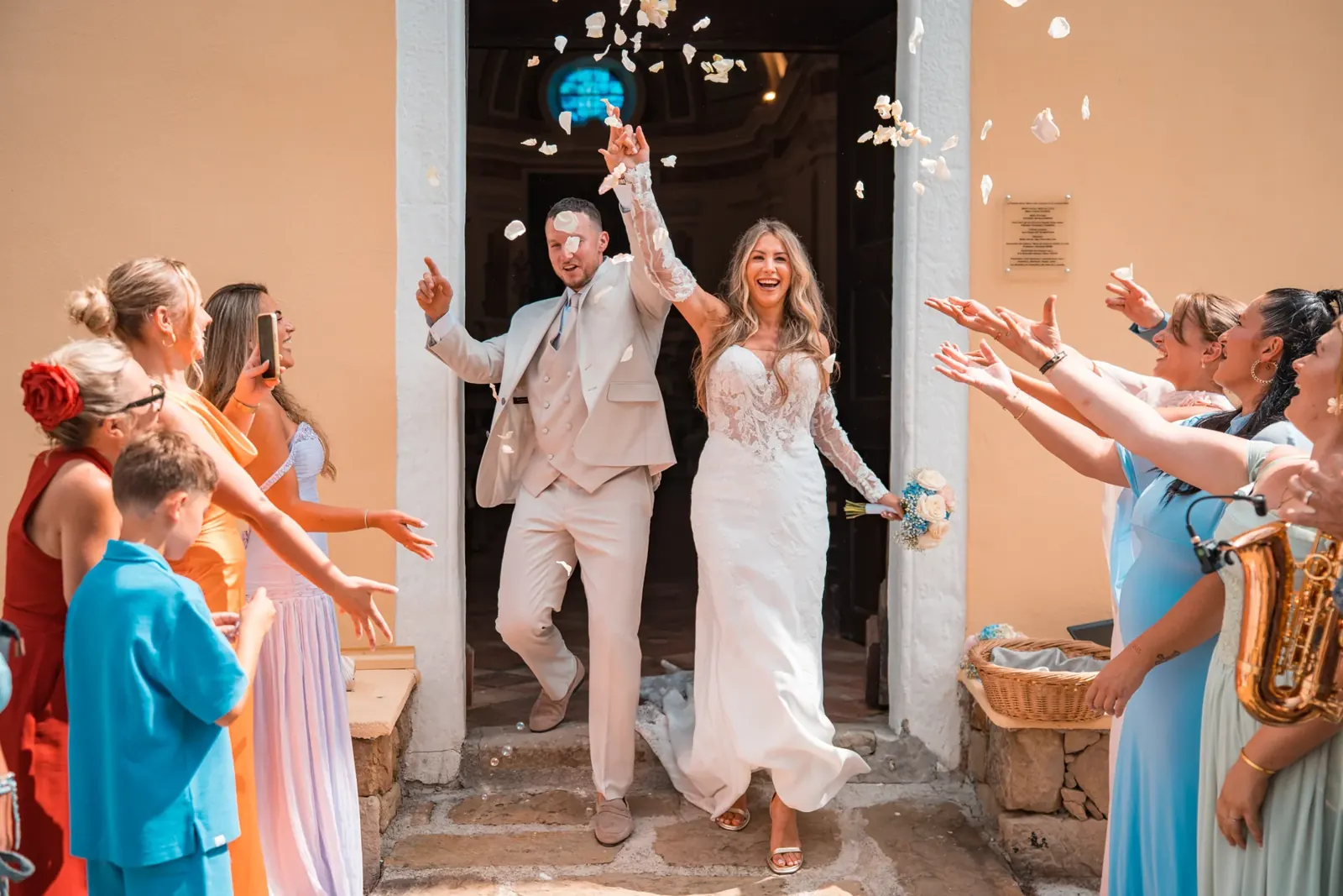 Un instant de cérémonie de mariage